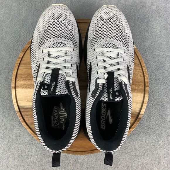 Brooks Revel 5 Shoes Womens Size 10 White Sneakers Running Athletic Gym Jogging - Picture 8 of 10